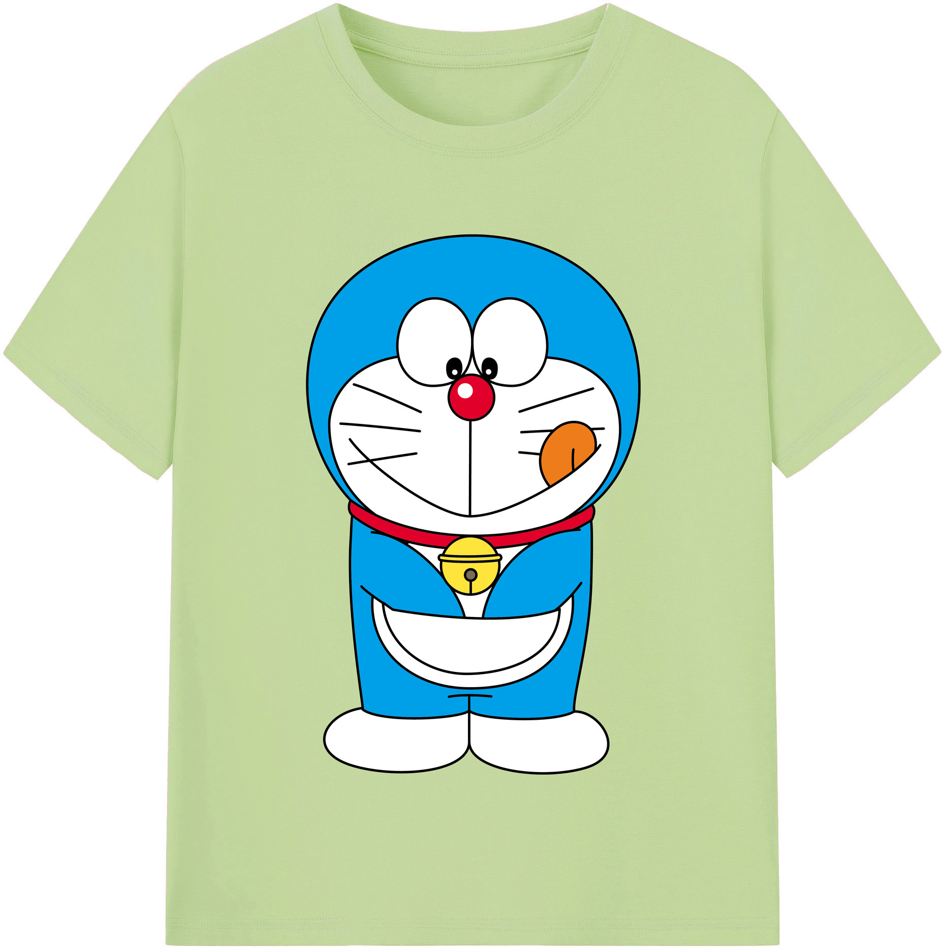 （画像用） ドラえもん Doraemon 綿100％半袖Tシャツ（フロントプリント）